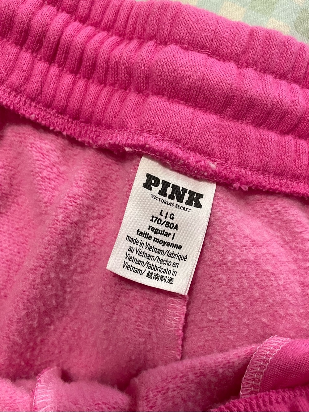 Victoria’s Secret Pink Ombré Wide Leg Sweatpants L - Picture 4 of 4